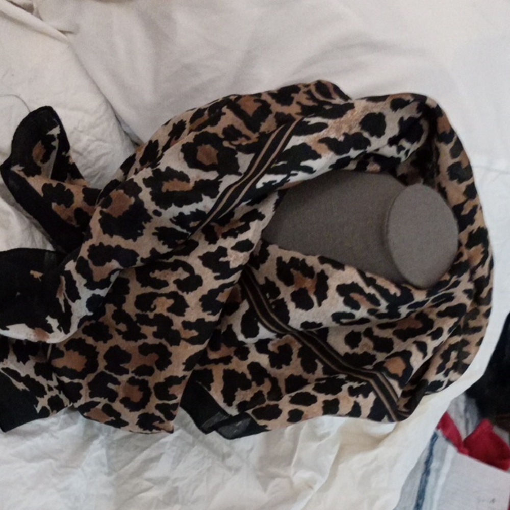 Leopard Print Scarf